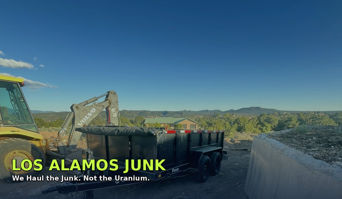 Professional junk removal service in Los Alamos NM — furniture, appliances, and debris hauling